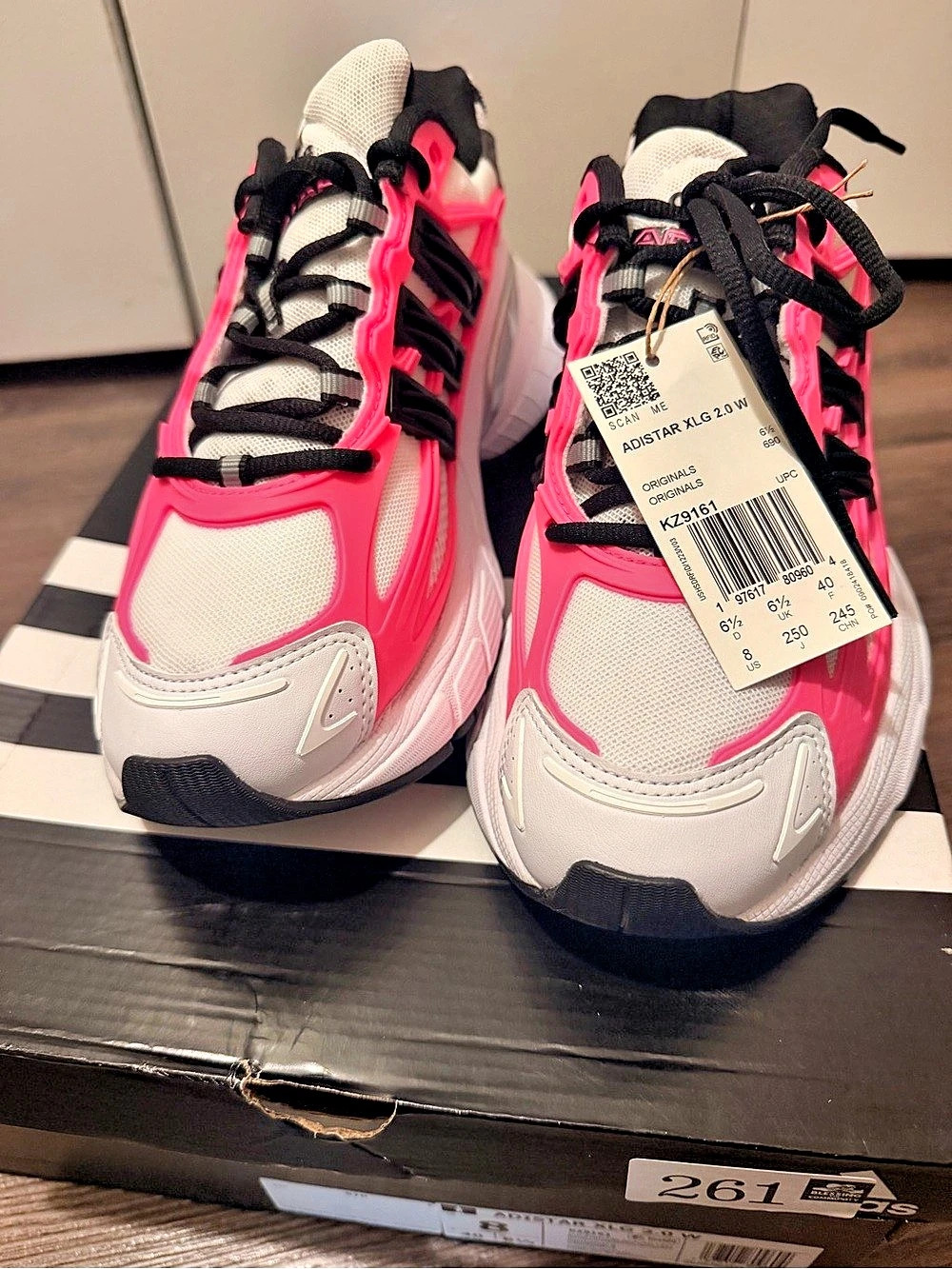 adidas Adistar XLG 2.0 W Women's Sneakers Pink & White US 8